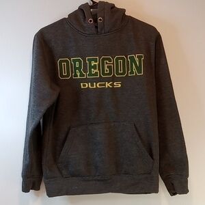 Colosseum Oregon Ducks Hoodie Pullover Sweatshirt Men's Sz Small Gray EUC NICE!